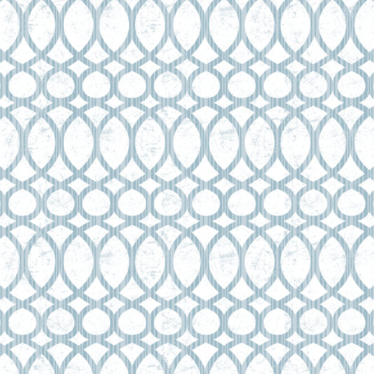 Close-up of Creative Covering™ pattern in Moderna blue